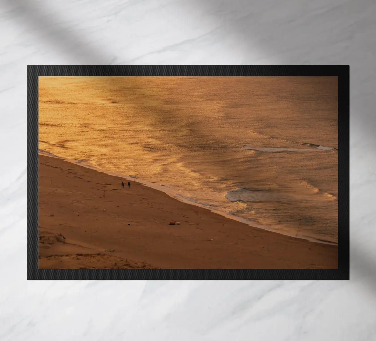 Tramonto nel deserto di Tottori, Giappone zerbino da Marcel Bisig