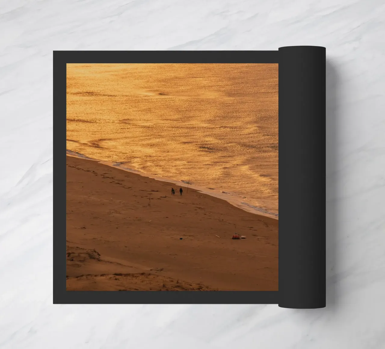 Tramonto nel deserto di Tottori, Giappone zerbino da Marcel Bisig