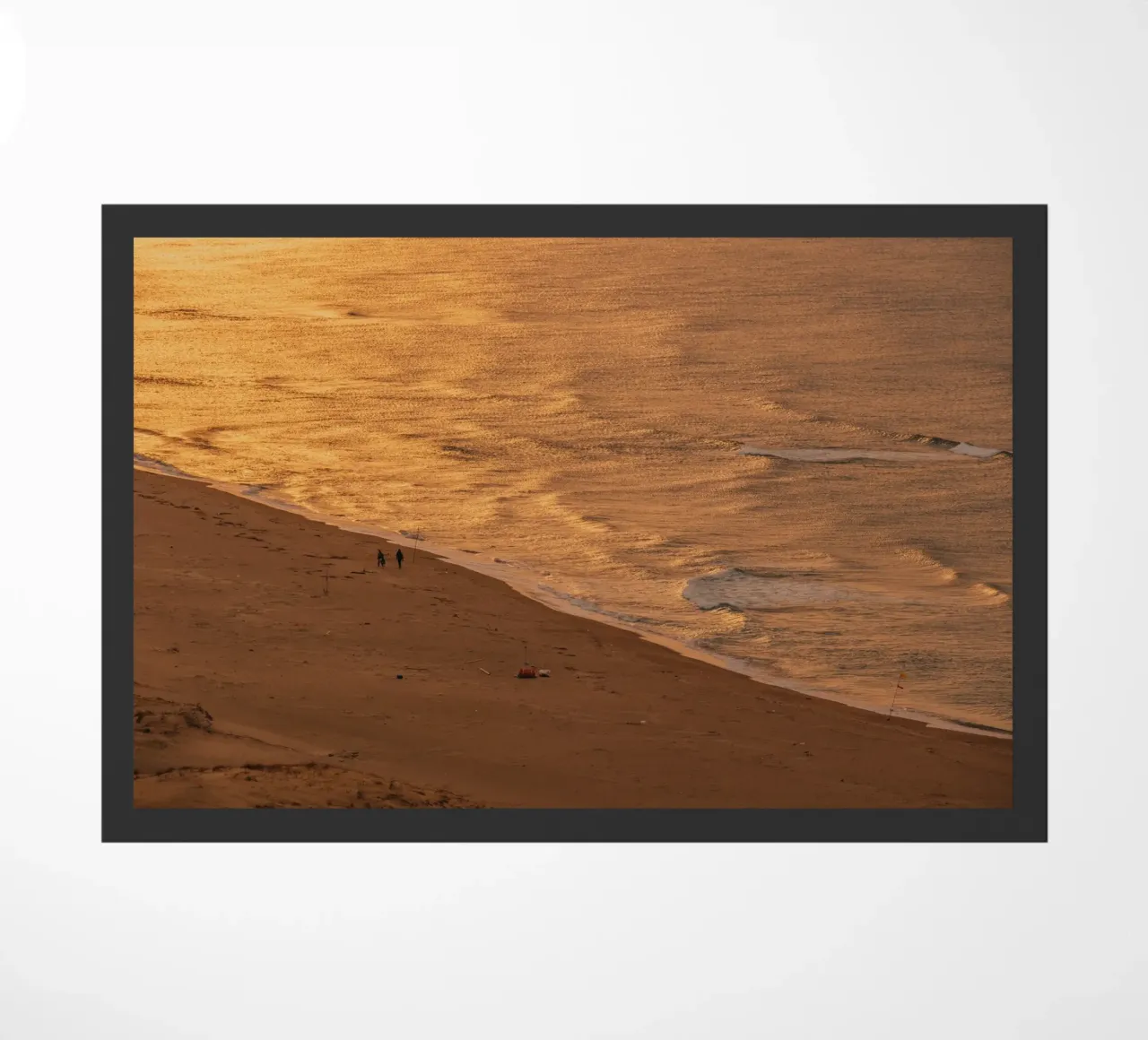 Tramonto nel deserto di Tottori, Giappone zerbino da Marcel Bisig
