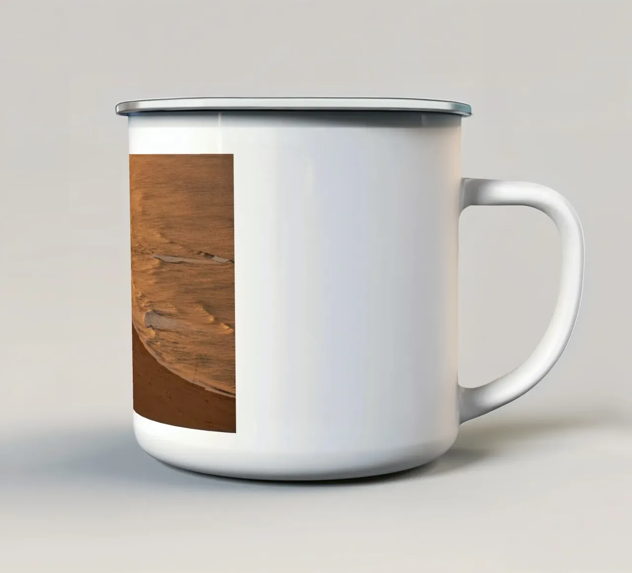 Tramonto nel deserto di Tottori, Giappone tazza in smalto da Marcel Bisig