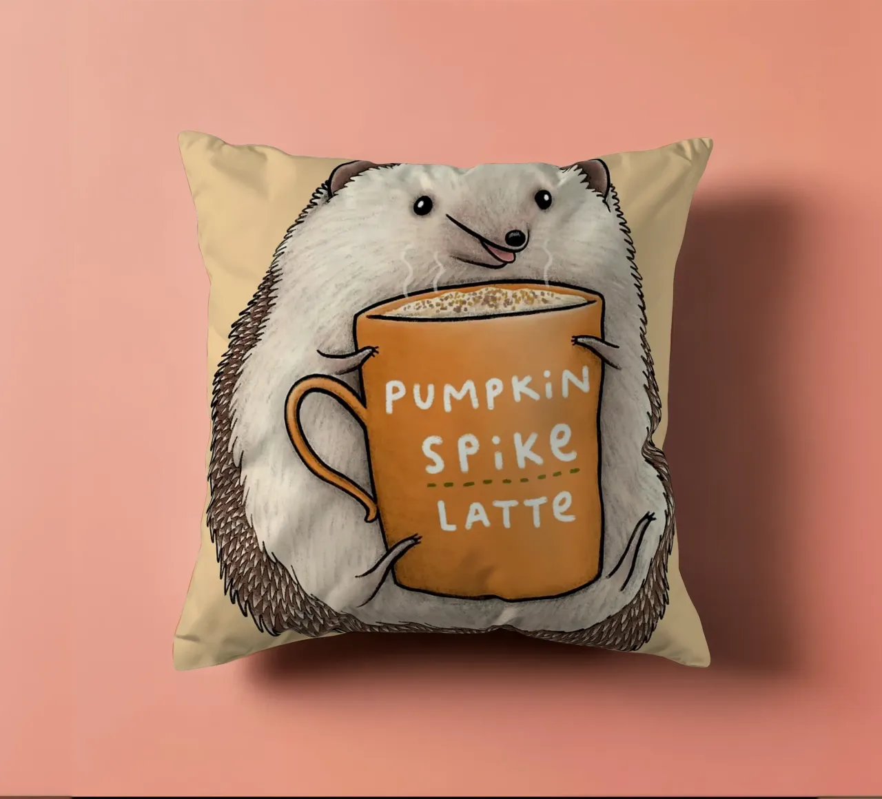 Latte alla zucca cuscino da HARU HARU