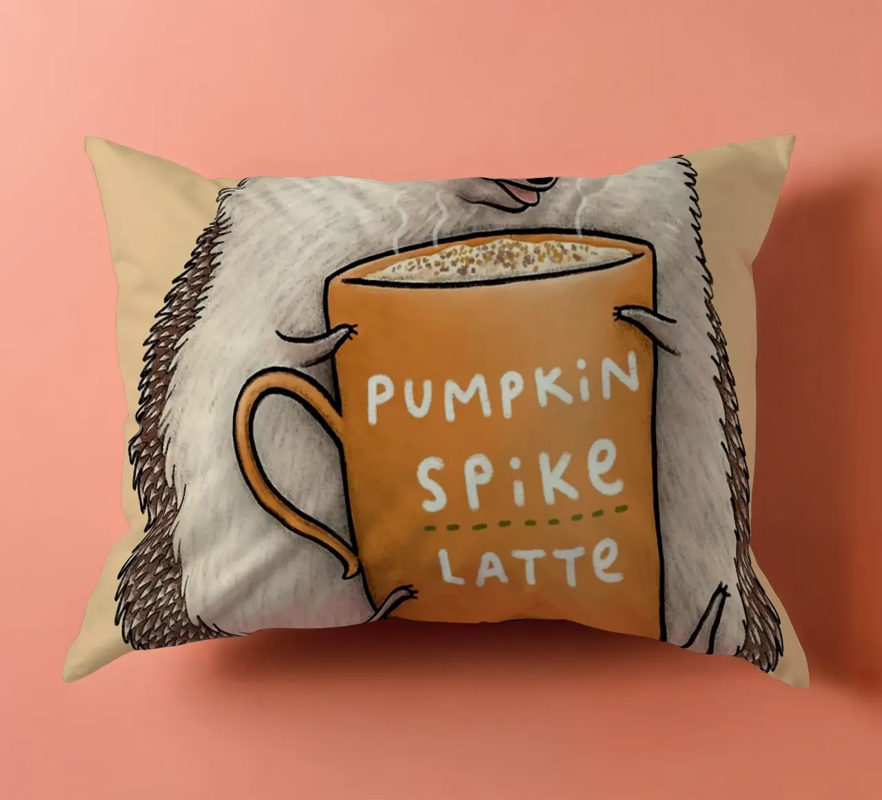 Latte alla zucca cuscino da HARU HARU