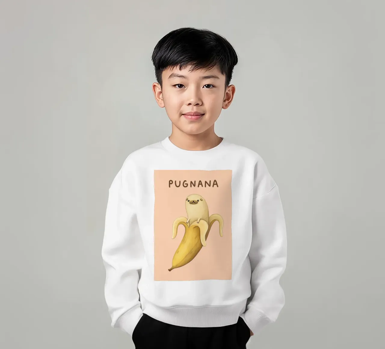 Pugnana felpa bambino da HARU HARU