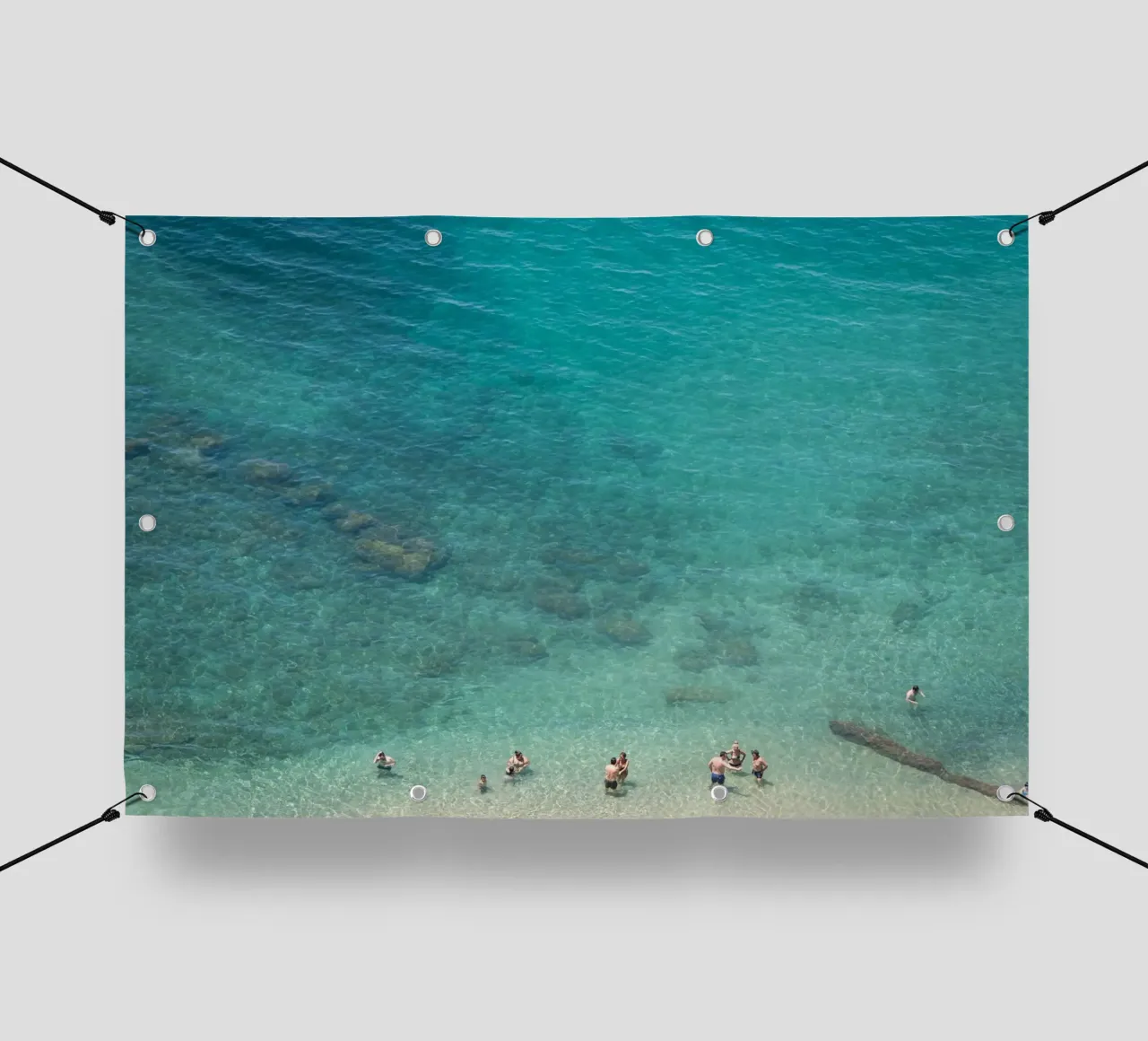 Life is a beach telo in pvc da photolovers