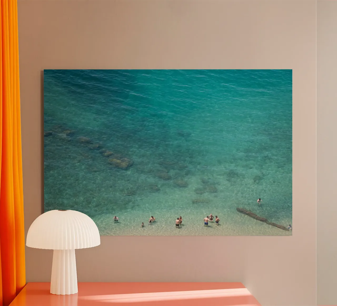 Life is a beach alluminio dibond da photolovers