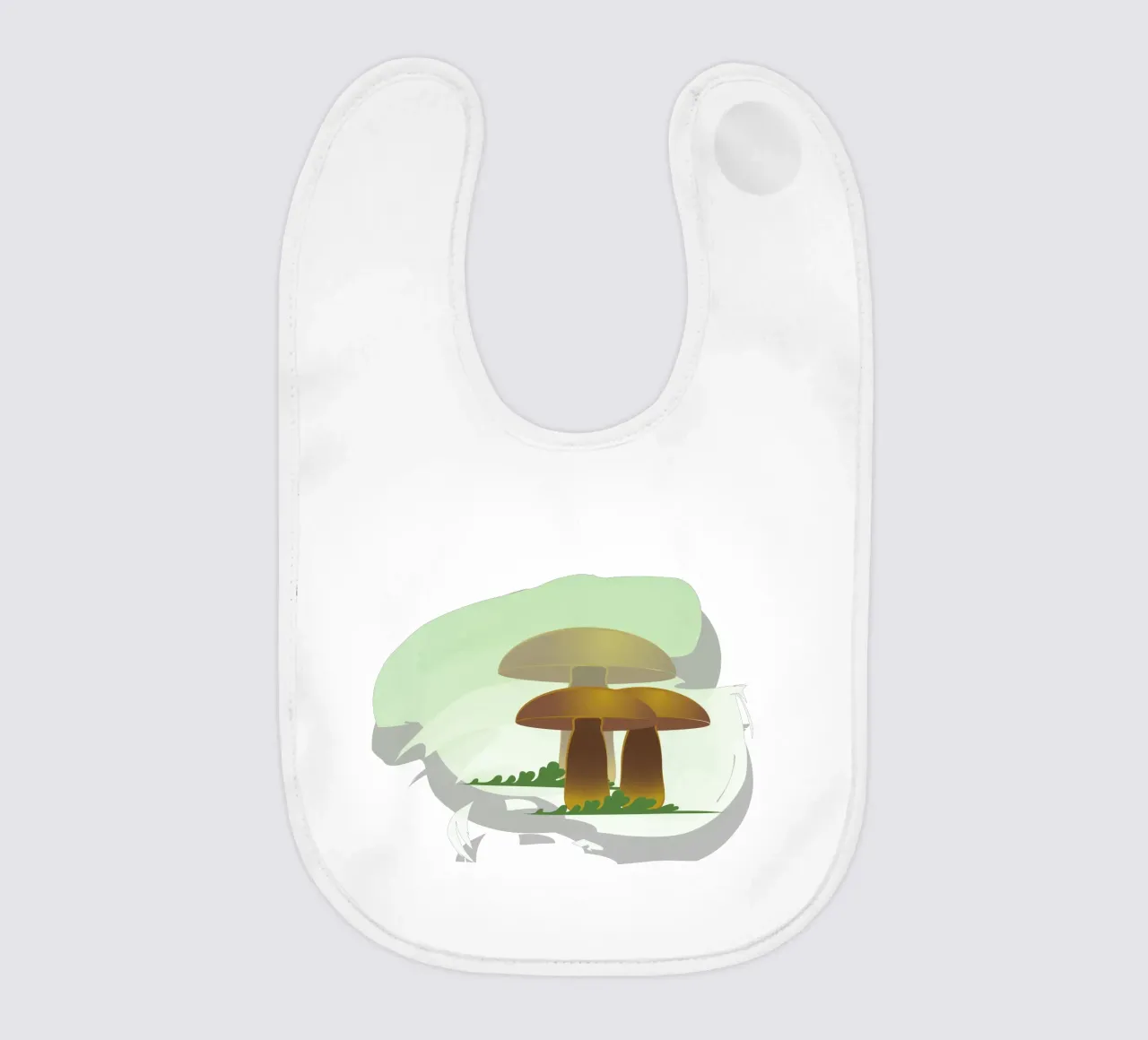 Funghi d'autunno bavaglino da Design Plaisirs