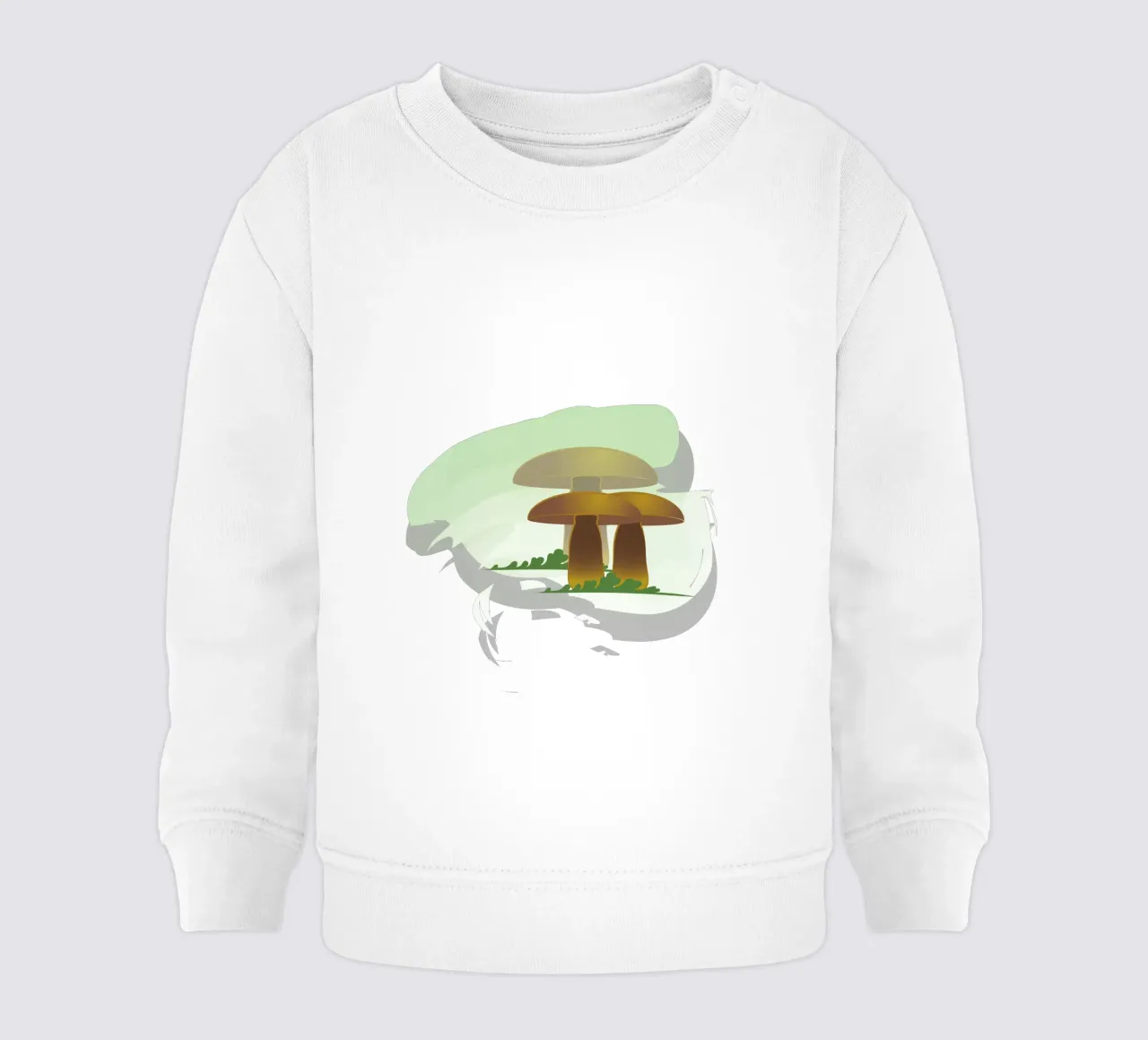 Funghi d'autunno felpa neonato da Design Plaisirs