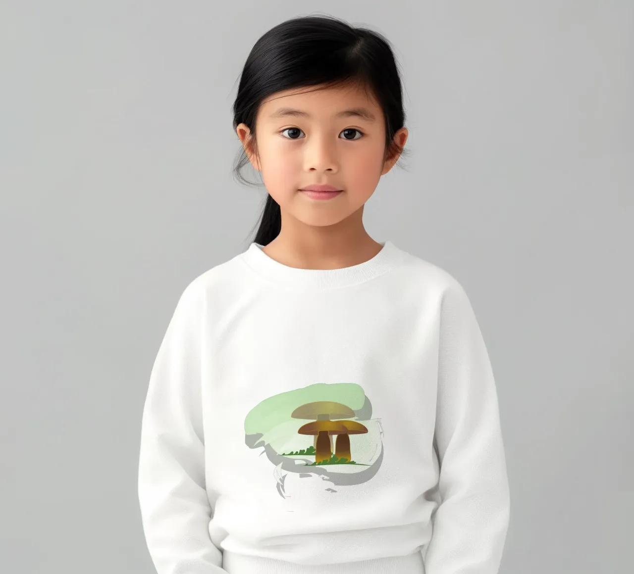 Funghi d'autunno felpa bambino da Design Plaisirs