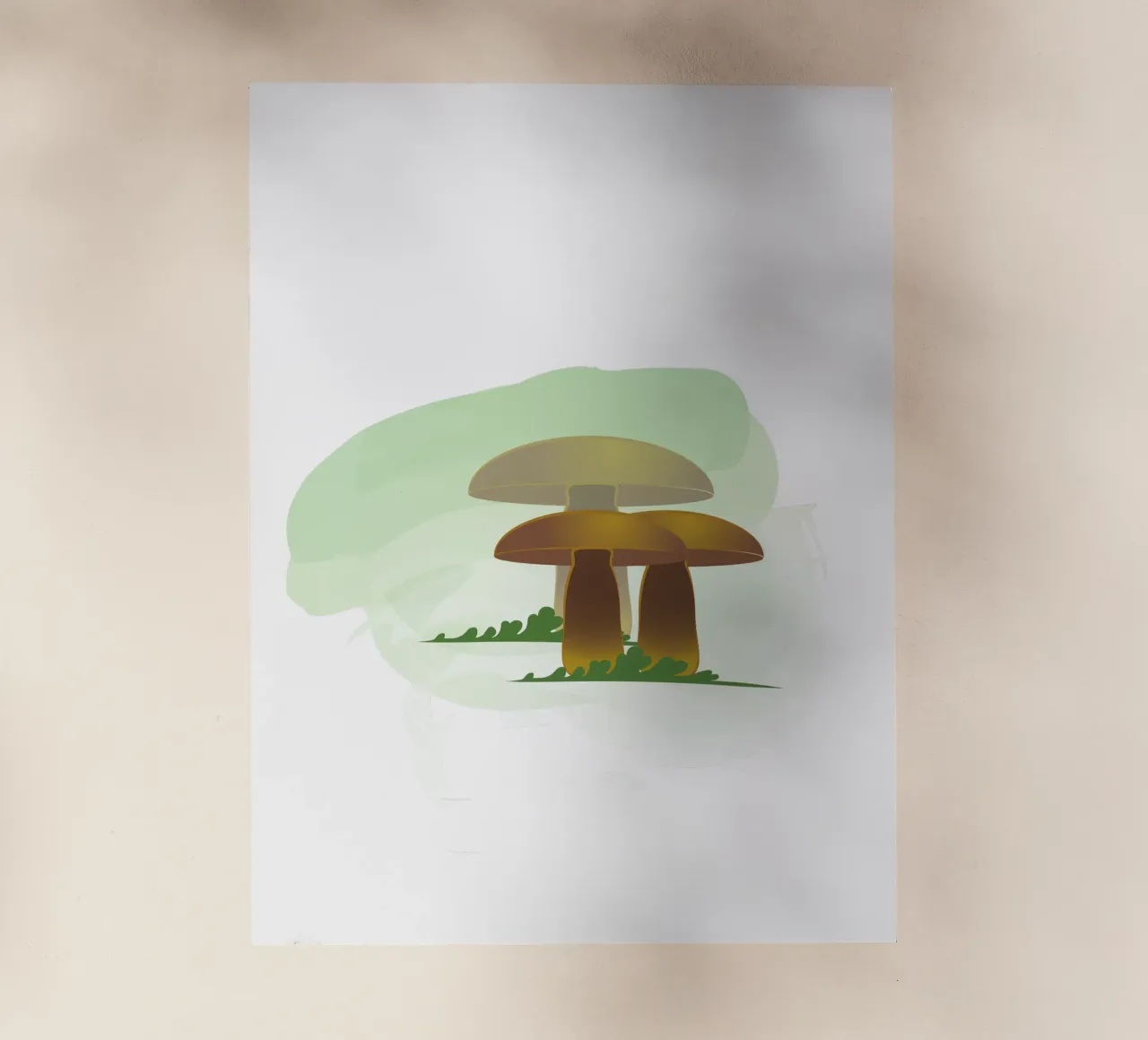 Funghi d'autunno pellicola backlit da Design Plaisirs