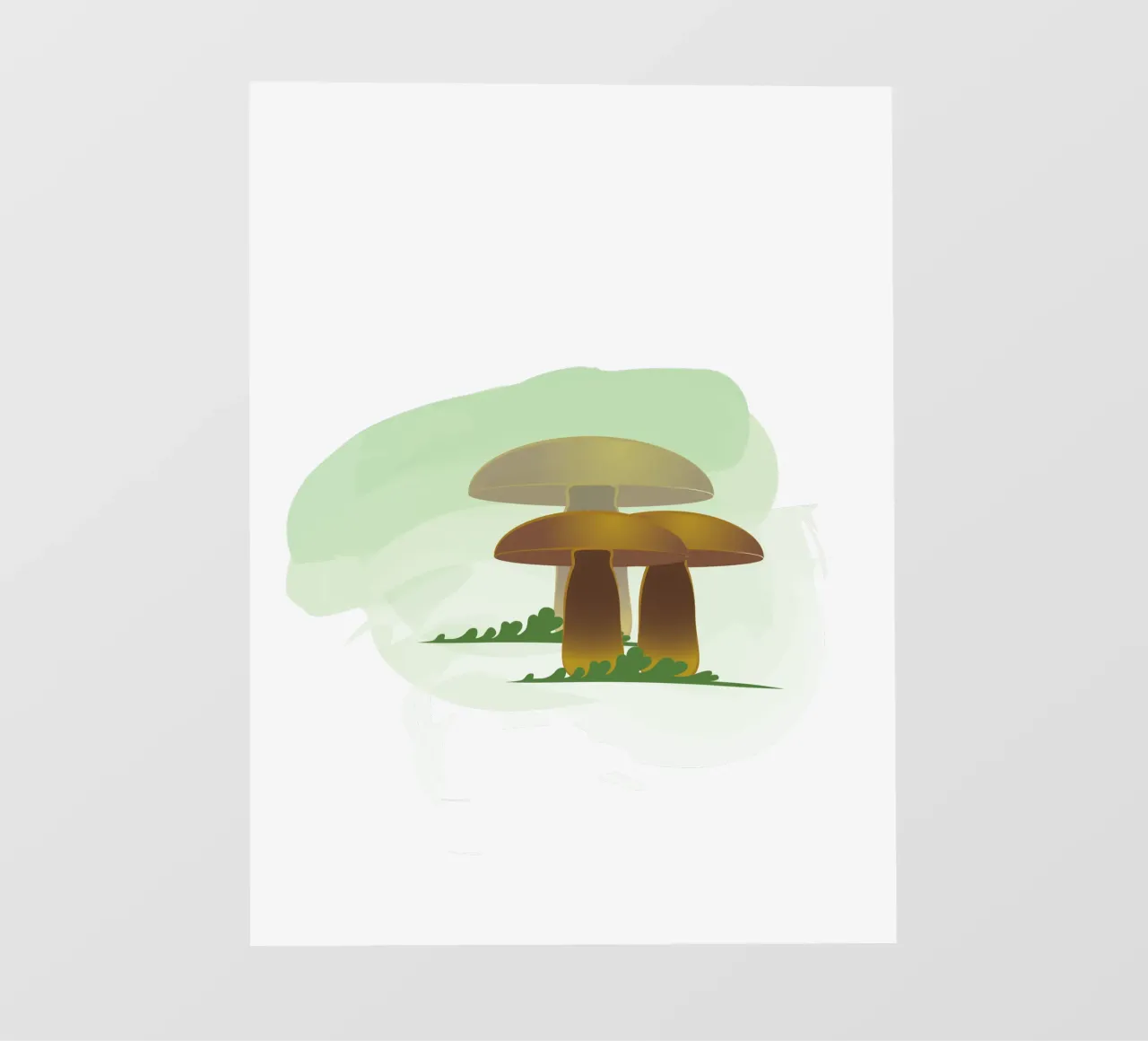 Funghi d'autunno pellicola backlit da Design Plaisirs