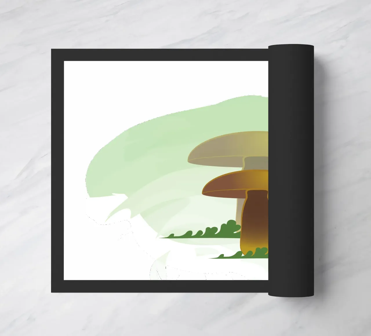 Funghi d'autunno zerbino da Design Plaisirs