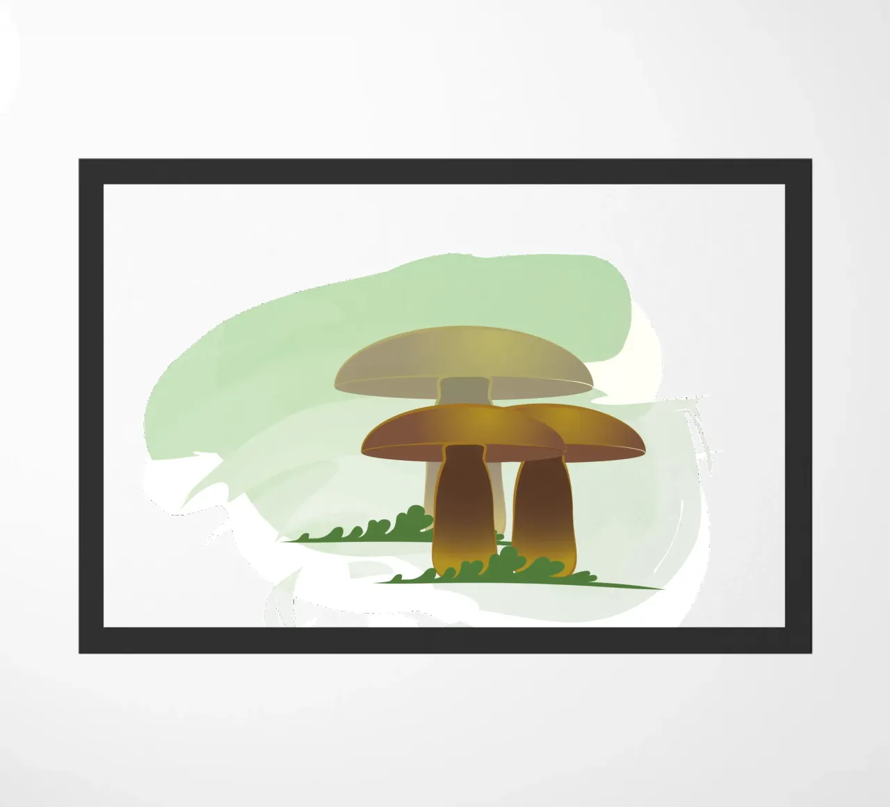 Funghi d'autunno zerbino da Design Plaisirs
