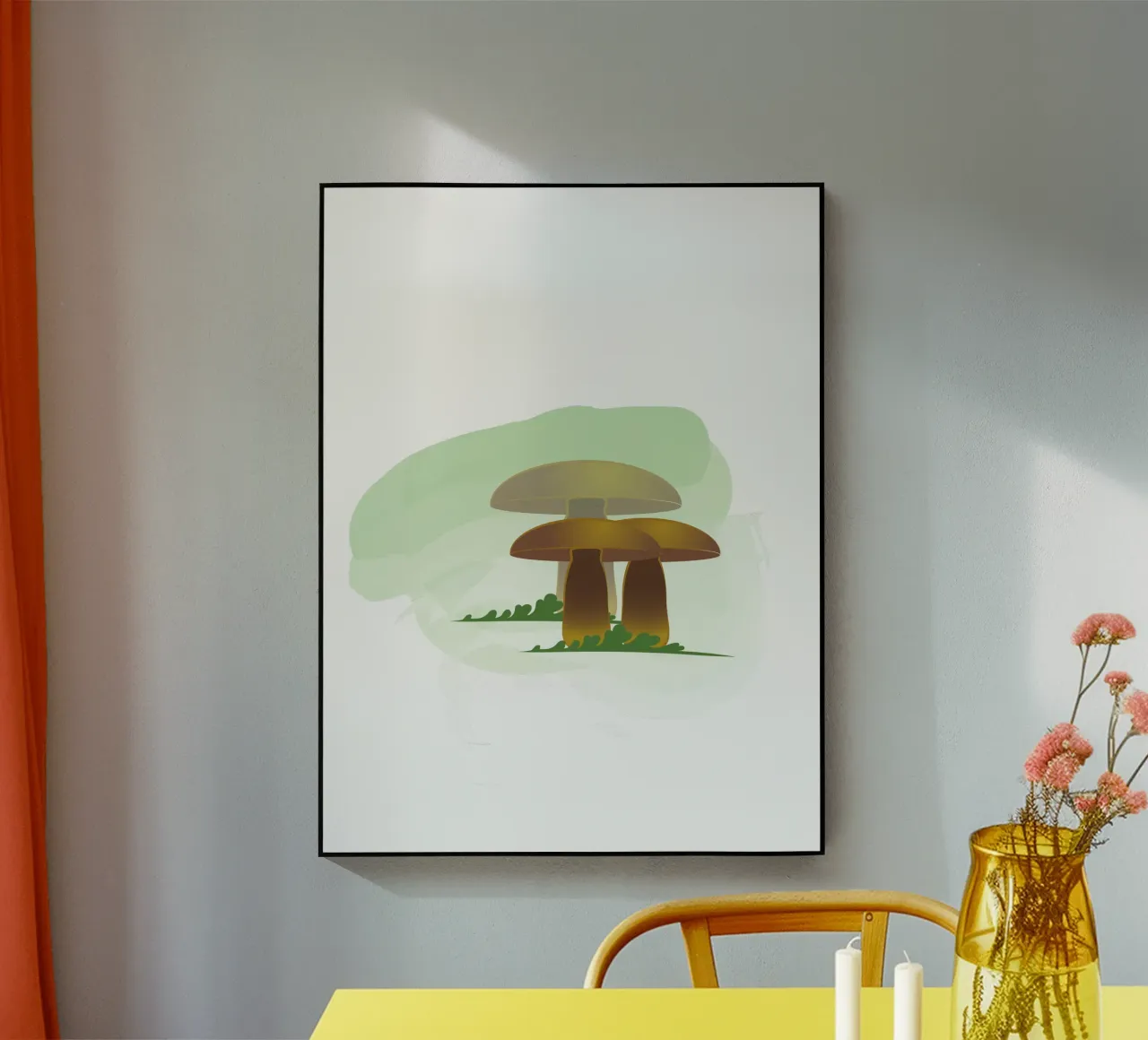 Funghi d'autunno plexiglass da Design Plaisirs