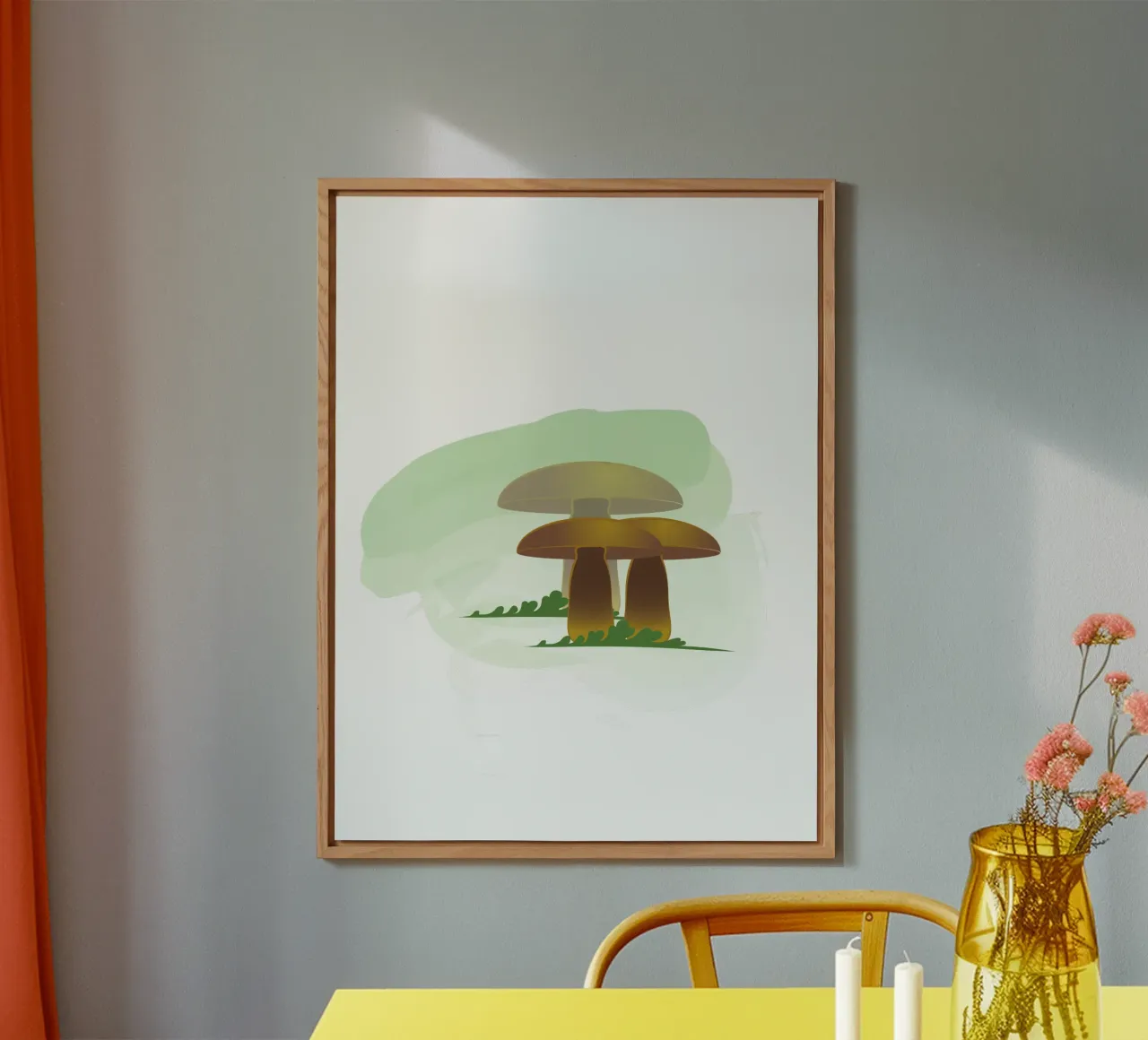 Funghi d'autunno pannello forex da Design Plaisirs