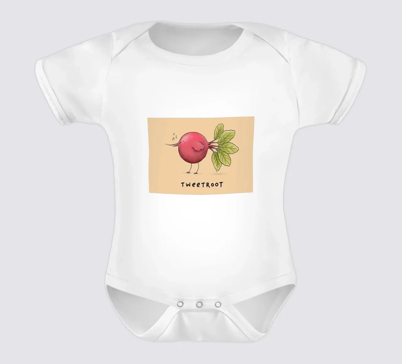 Tweetroot body neonato maniche corte da HARU HARU