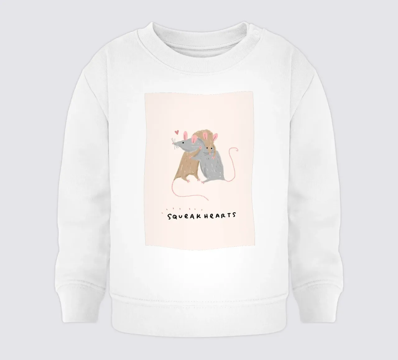 Cuoricini felpa neonato da HARU HARU