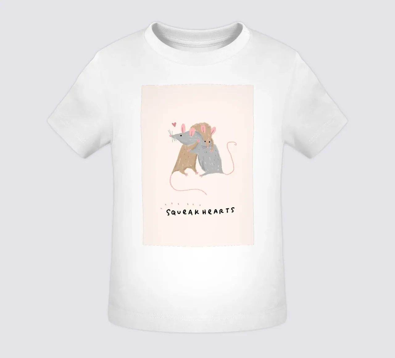 Cuoricini maglietta neonato da HARU HARU