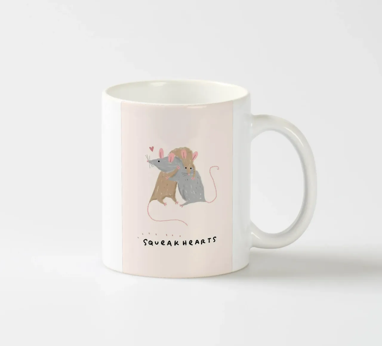 Cuoricini tazza in ceramica da HARU HARU