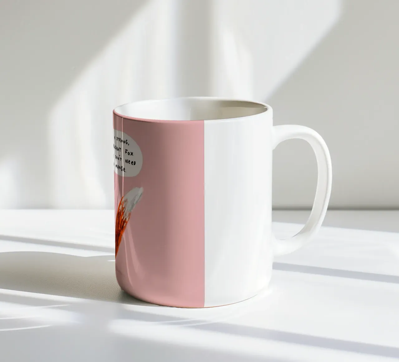 Volpe singola forte tazza in ceramica da HARU HARU