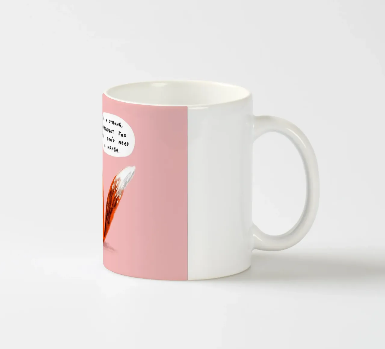 Volpe singola forte tazza in ceramica da HARU HARU