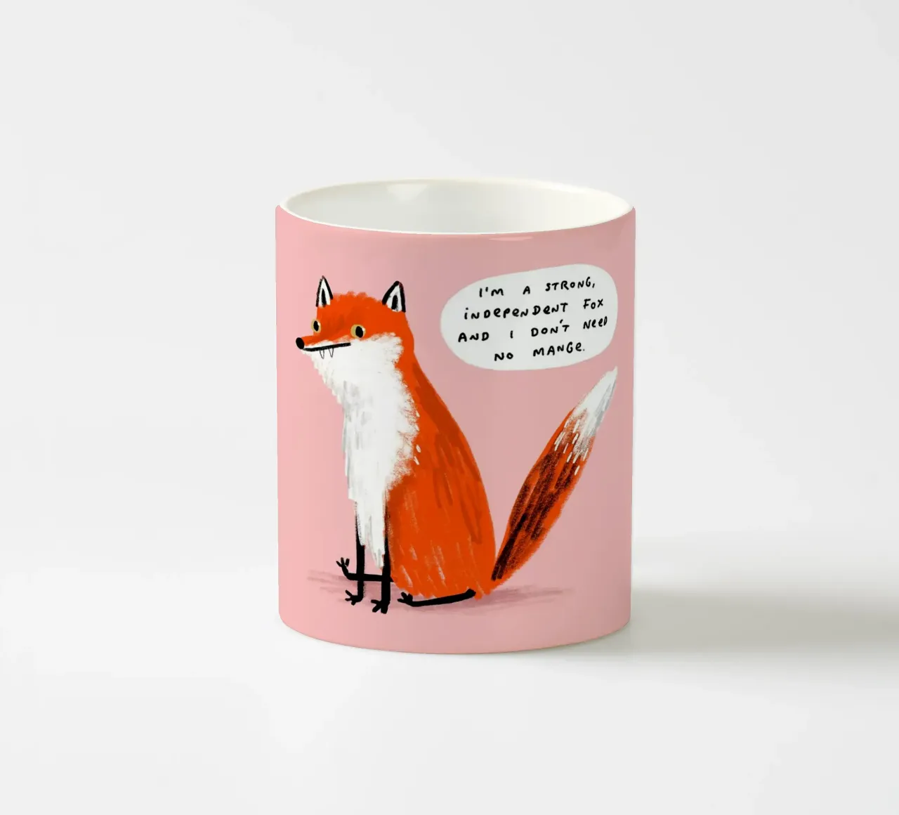Volpe singola forte tazza in ceramica da HARU HARU