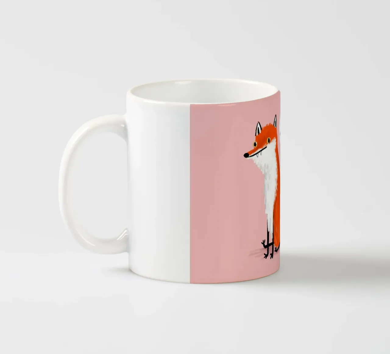 Volpe singola forte tazza in ceramica da HARU HARU