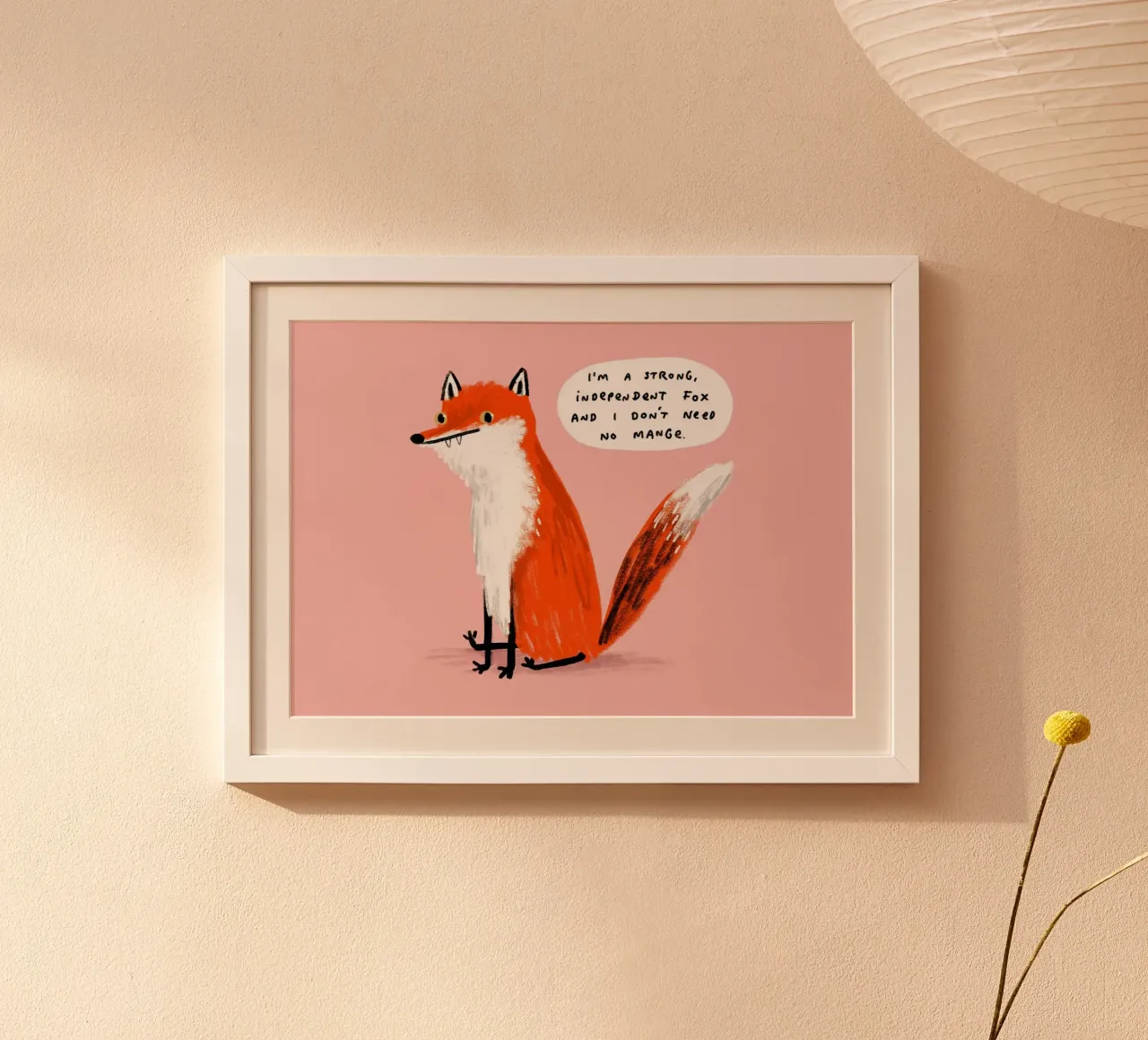 Starker einzelner Fuchs Hahnemühle von HARU HARU
