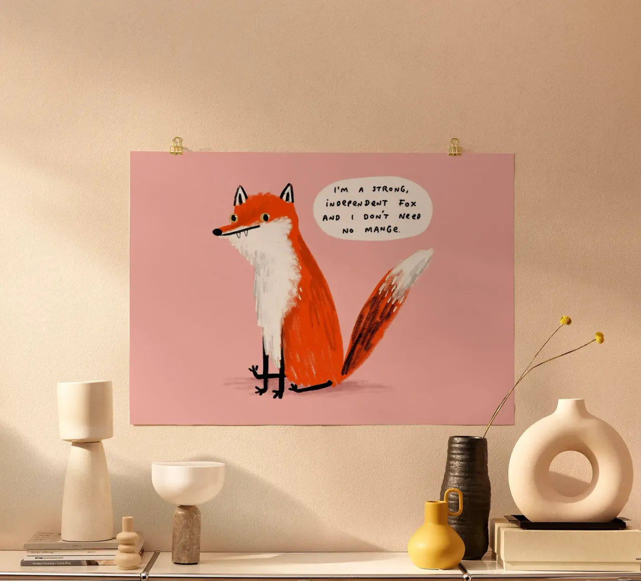 Starker einzelner Fuchs Hahnemühle von HARU HARU