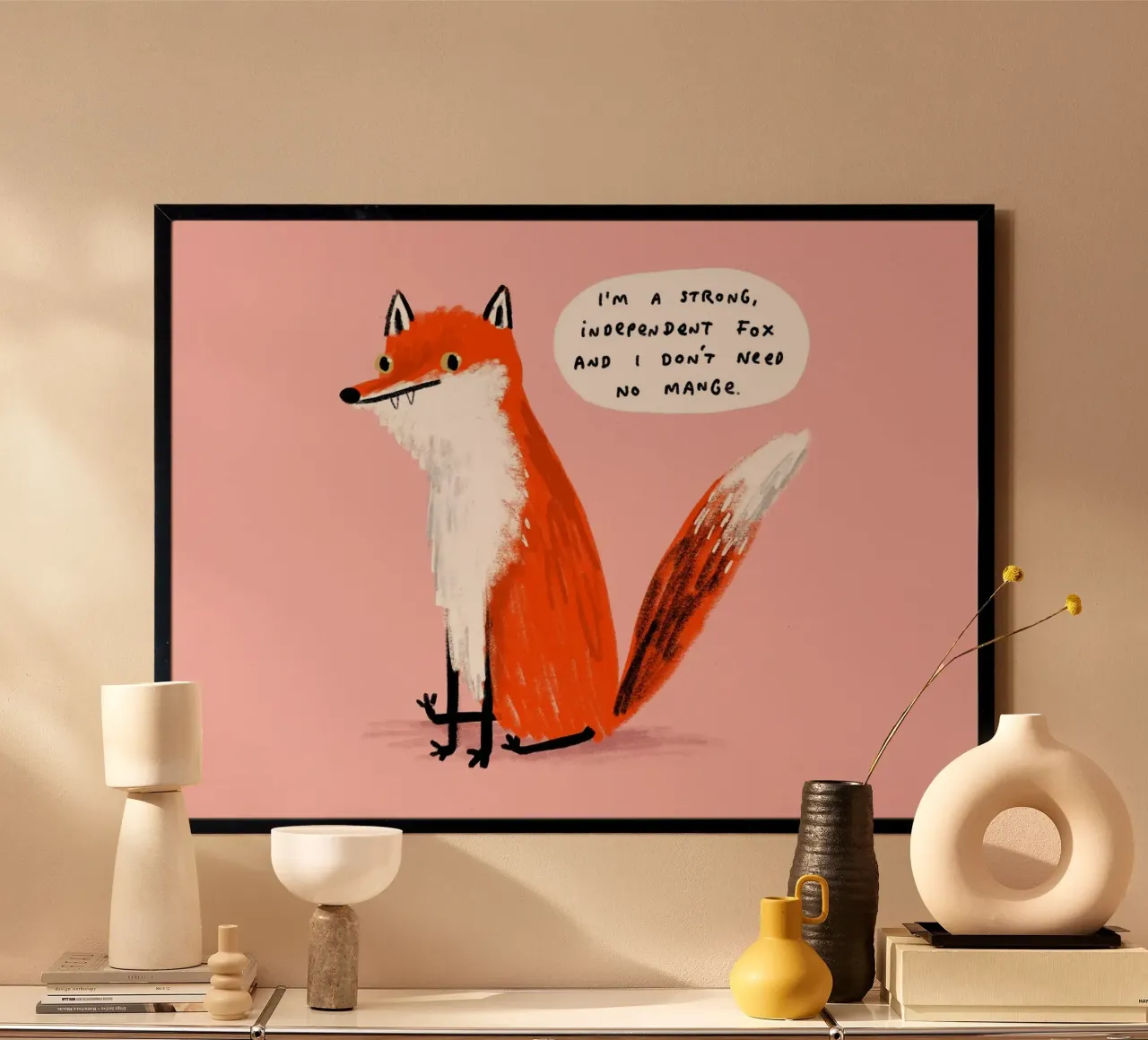 Starker einzelner Fuchs Hahnemühle von HARU HARU