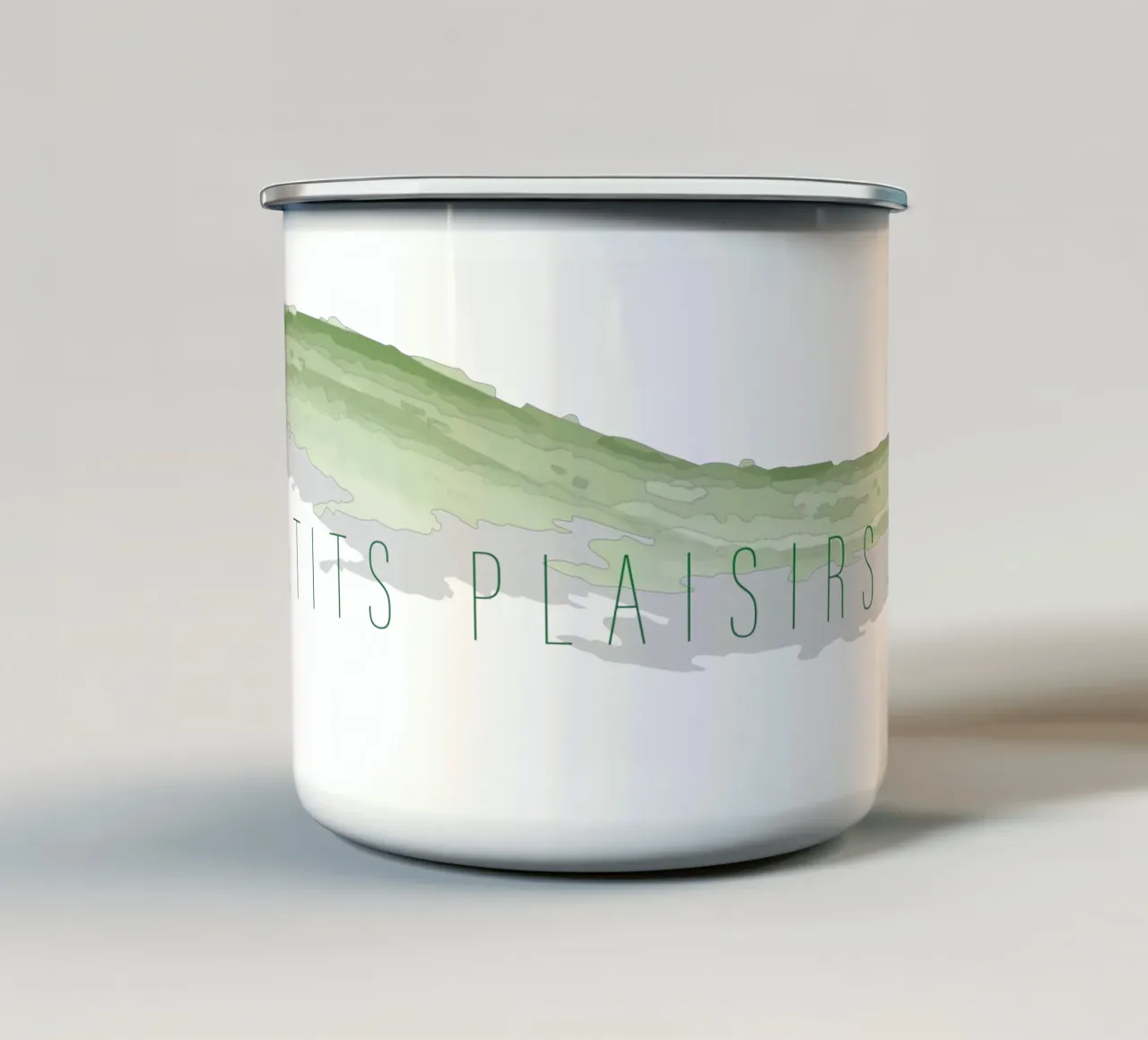 Fungo tazza in smalto da Design Plaisirs
