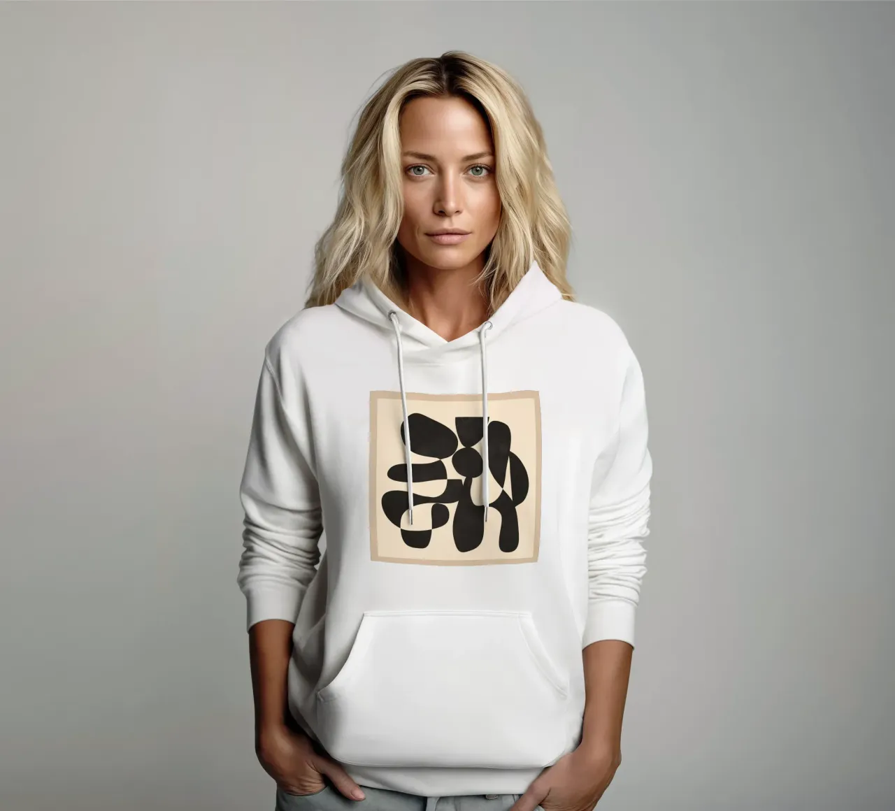 Modern Art Form 4 felpa con cappuccio da Nadjaa