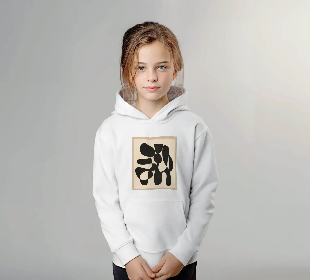 Modern Art Form 4 felpa bambino con cappuccio da Nadjaa