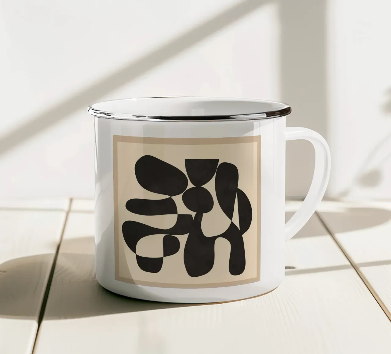 Modern Art Form 4 tazza in smalto da Nadjaa