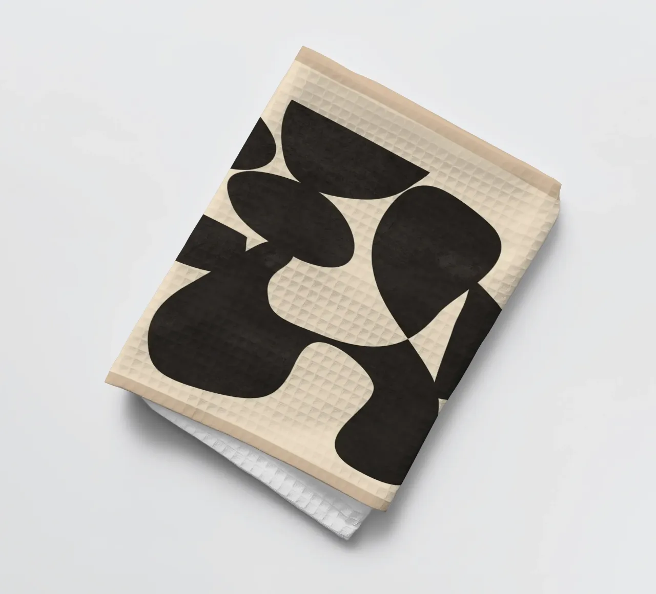 Modern Art Form 4 Geschirrtuch von Nadjaa