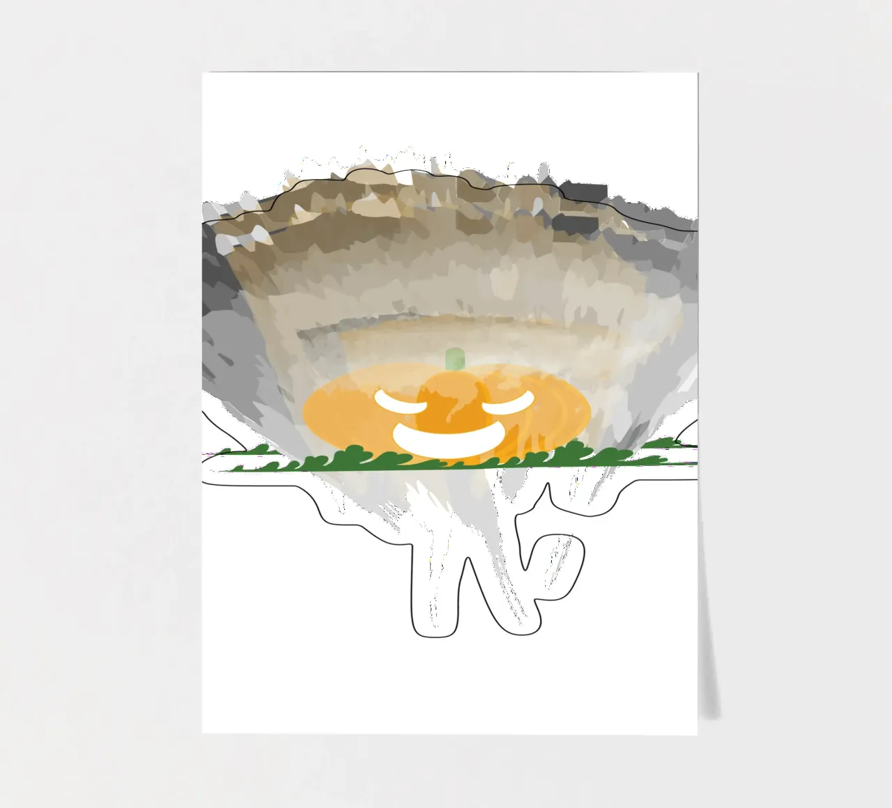 Pumpkin sticker sheet by Design Plaisirs