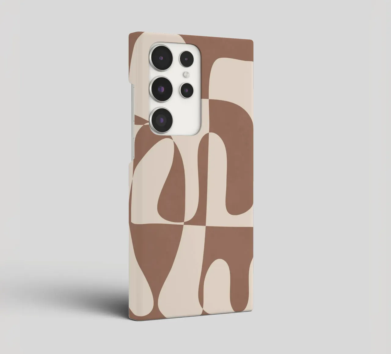 Mocha Modern Abstract 1 cover samsung da Nadjaa