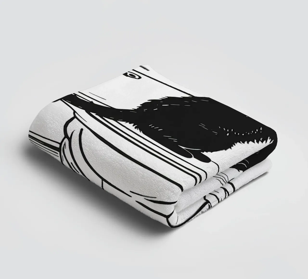 Mischievous Cat with Toilet Paper towel by JoyWalkerShop
