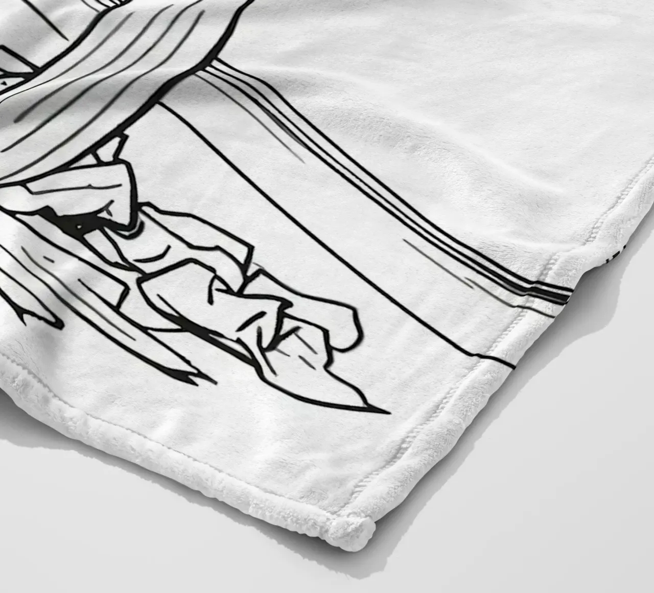 Schelmische Katze mit Toilettenpapier Fleecedecke von JoyWalkerShop