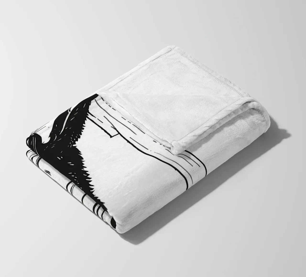 Schelmische Katze mit Toilettenpapier Fleecedecke von JoyWalkerShop