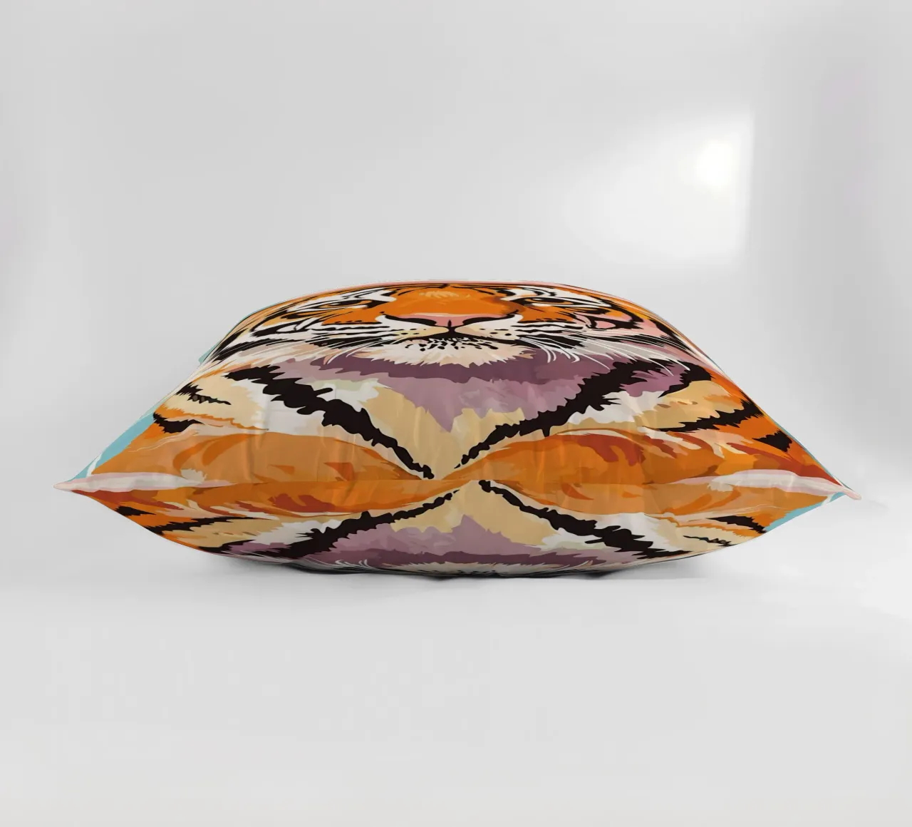 Tigre con carta igienica in testa cuscino da JoyWalkerShop