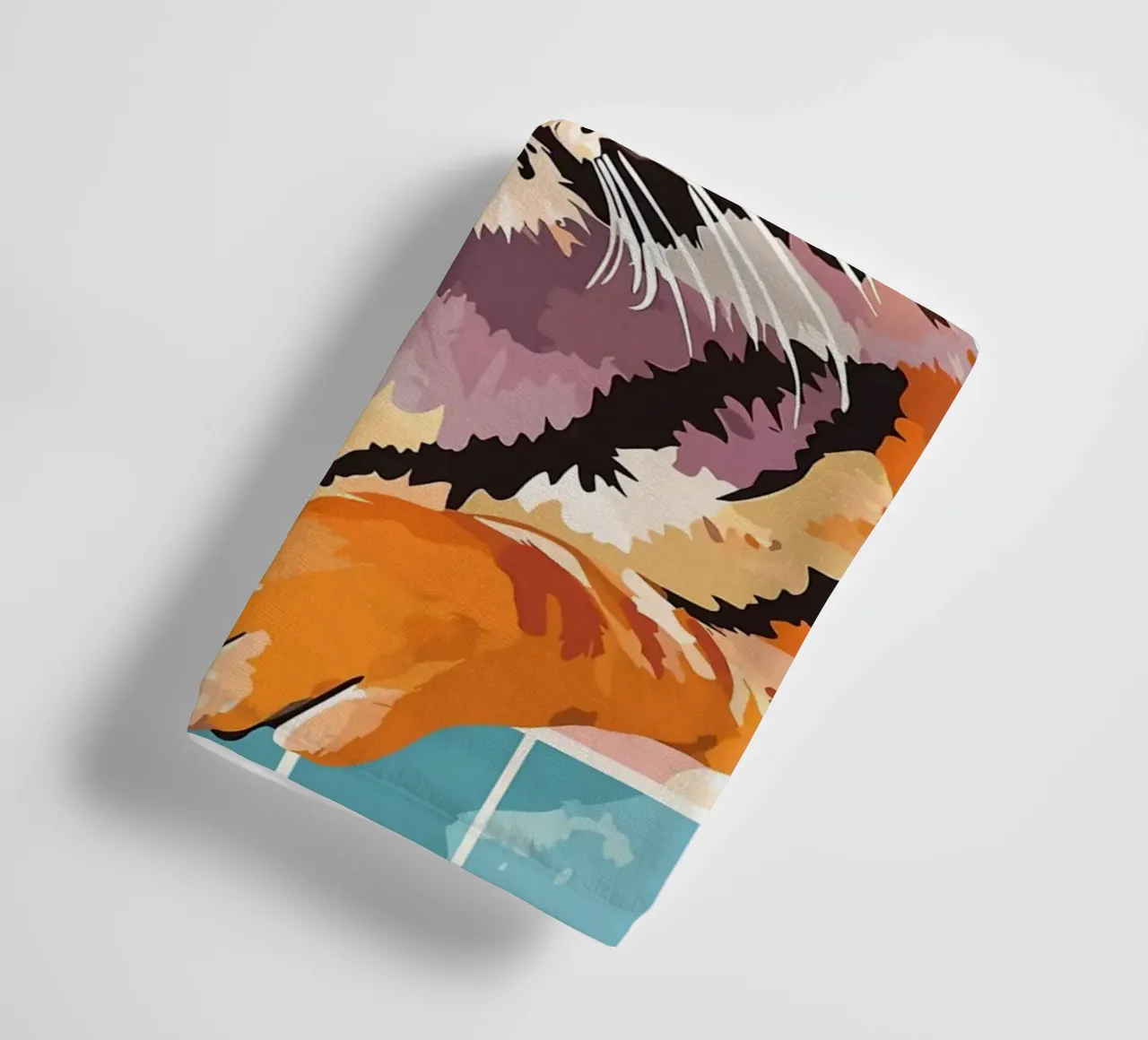 Tigre con carta igienica in testa asciugamano da bagno da JoyWalkerShop
