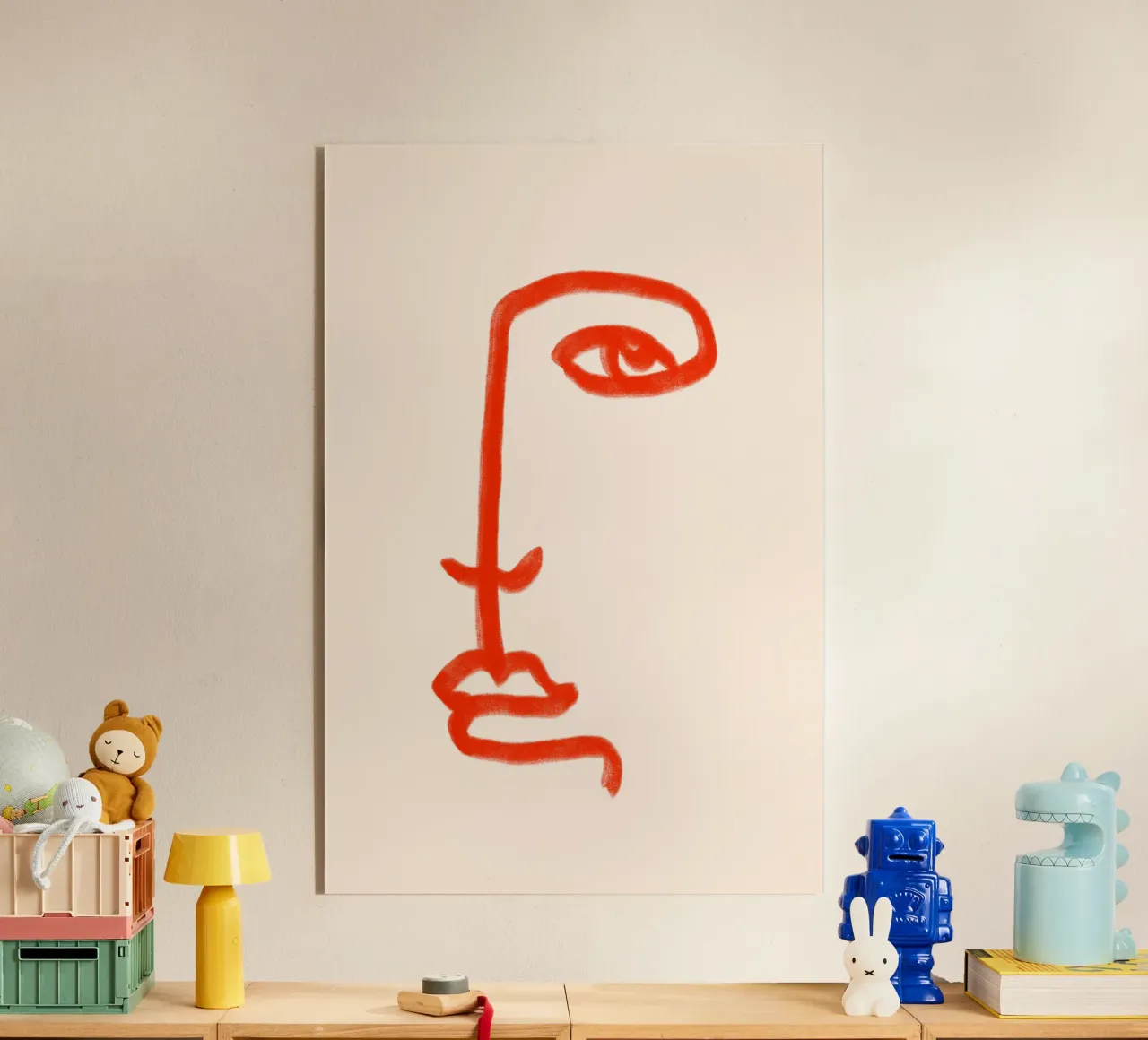 One Line Mind plexiglass da treechild