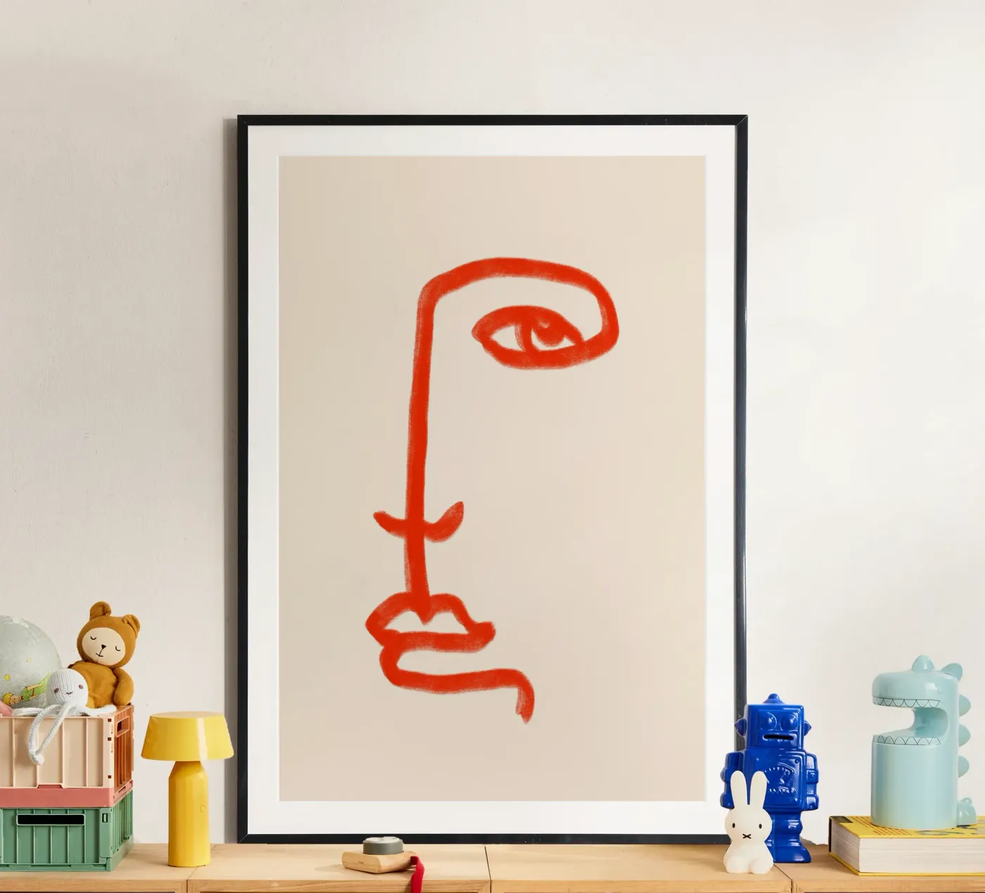 One Line Mind poster van treechild