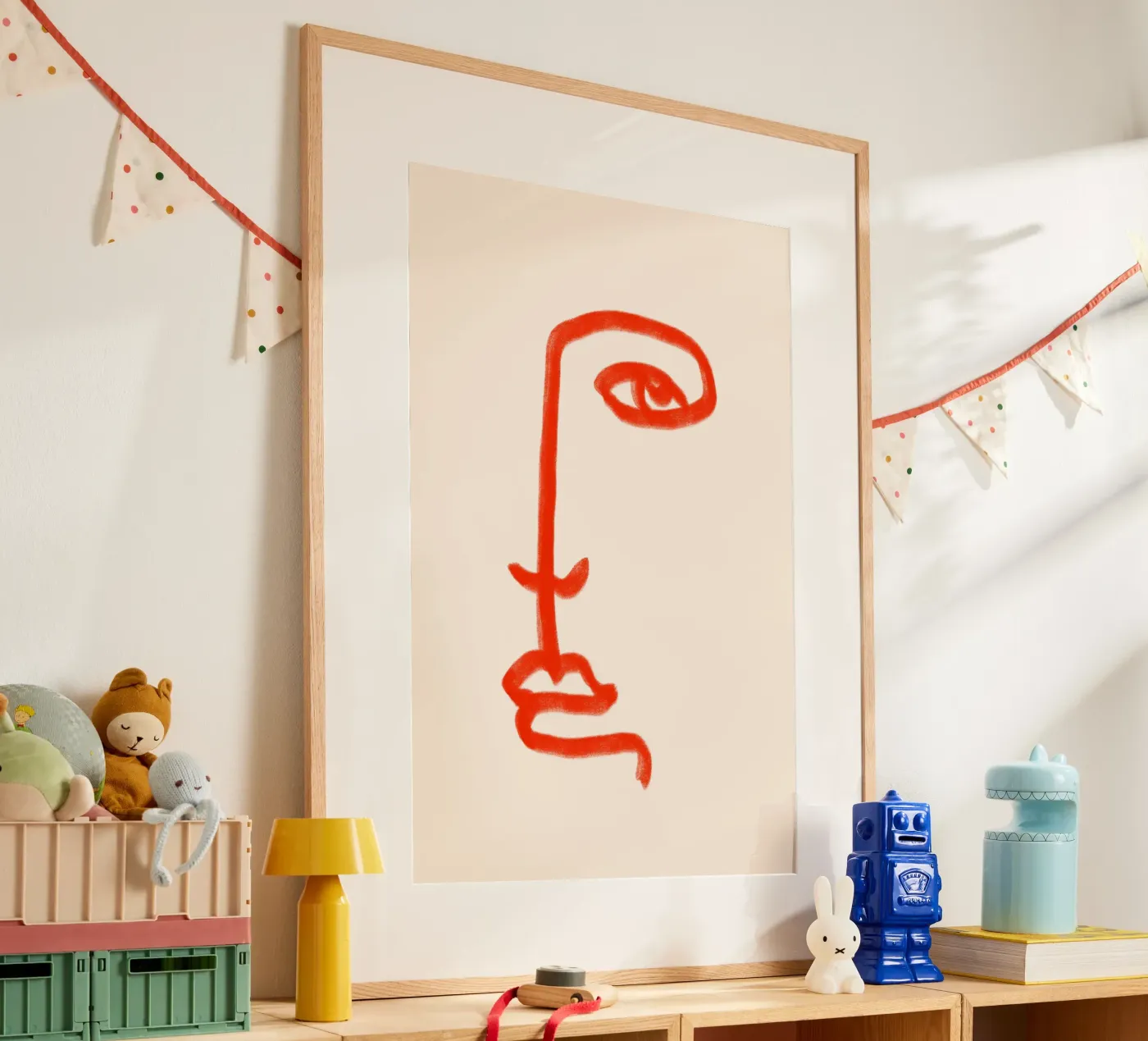 One Line Mind poster van treechild