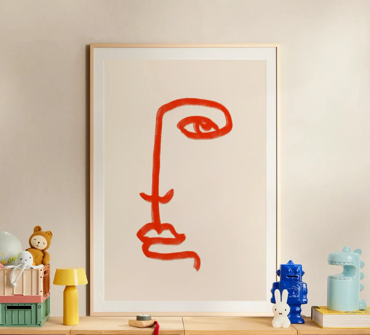 One Line Mind poster van treechild