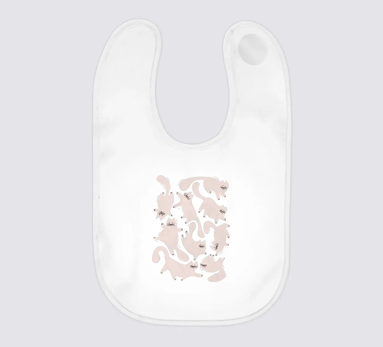 Tumbling Cats - Gattini neri e color crema bavaglino da showmemars
