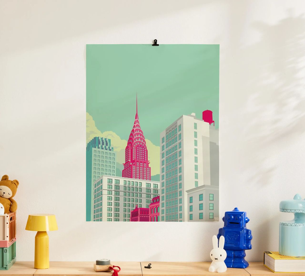 Park Avenue New York City poster by Remko Heemskerk