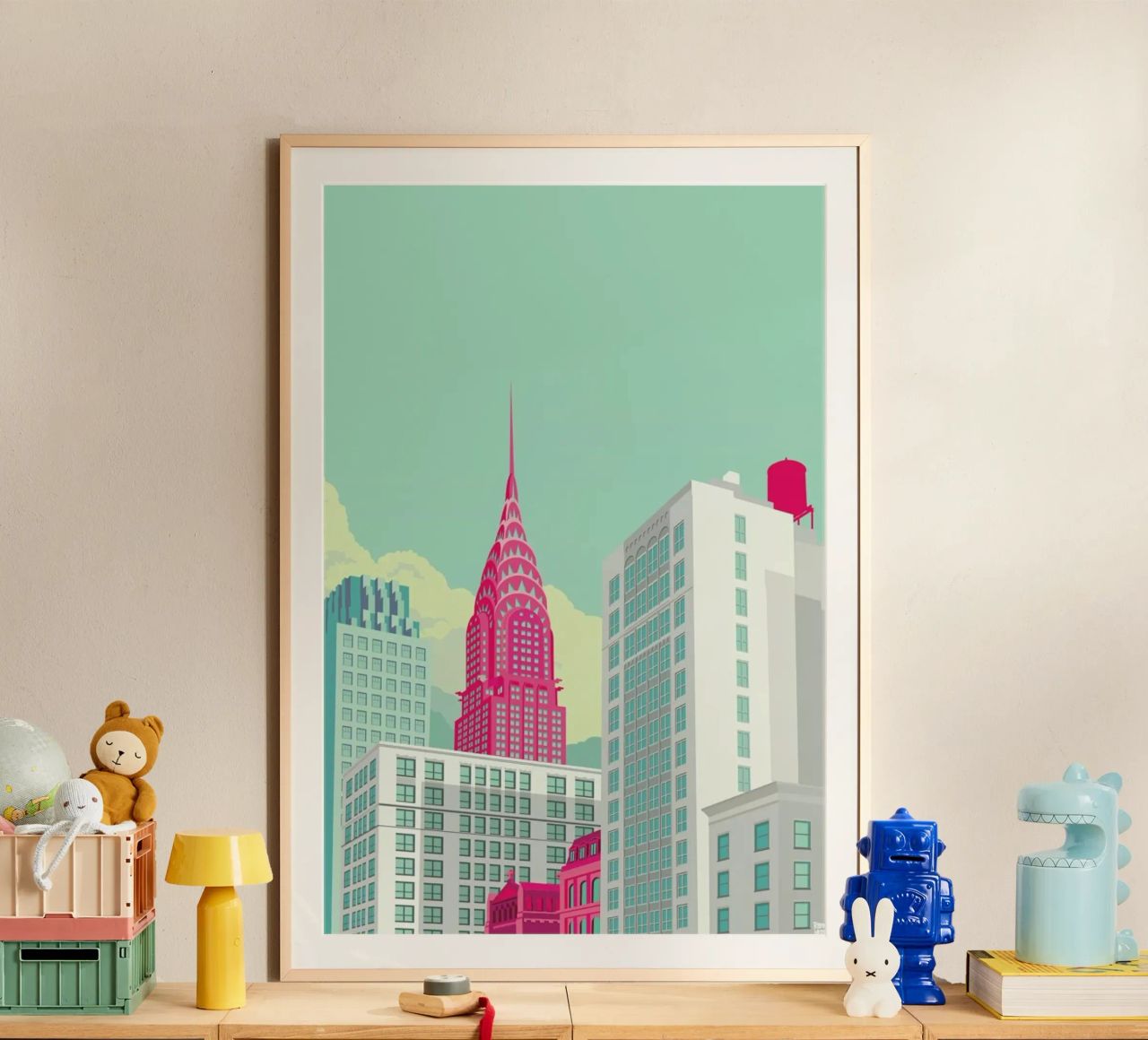 Park Avenue New York City poster by Remko Heemskerk