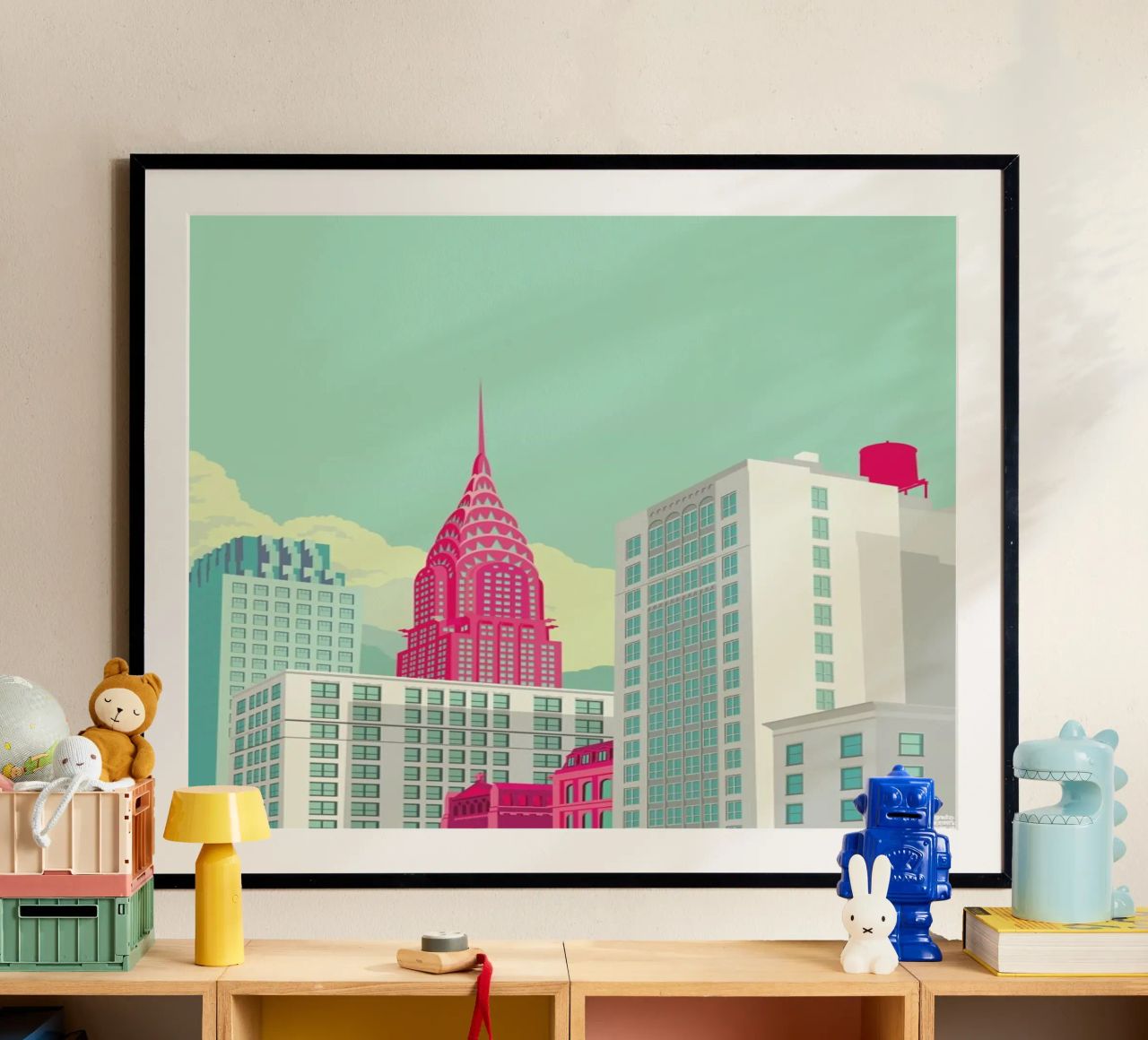 Park Avenue New York City poster by Remko Heemskerk