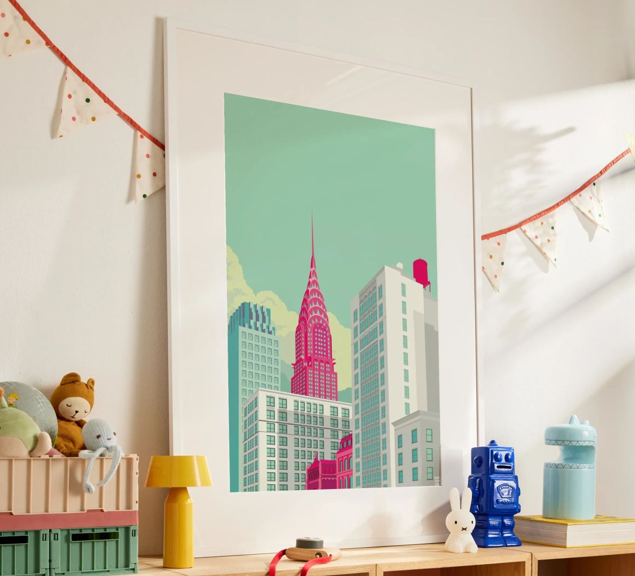 Park Avenue New York City poster by Remko Heemskerk